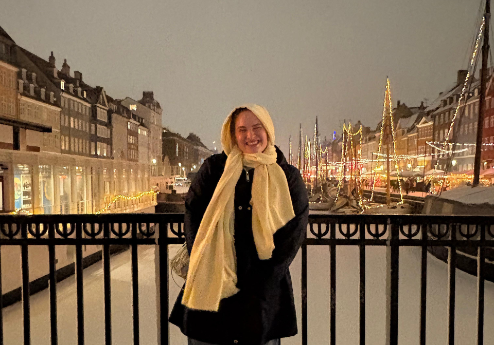 grace larson smiling while studying abroad