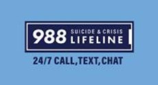suicide and crisis prevention hotline logo