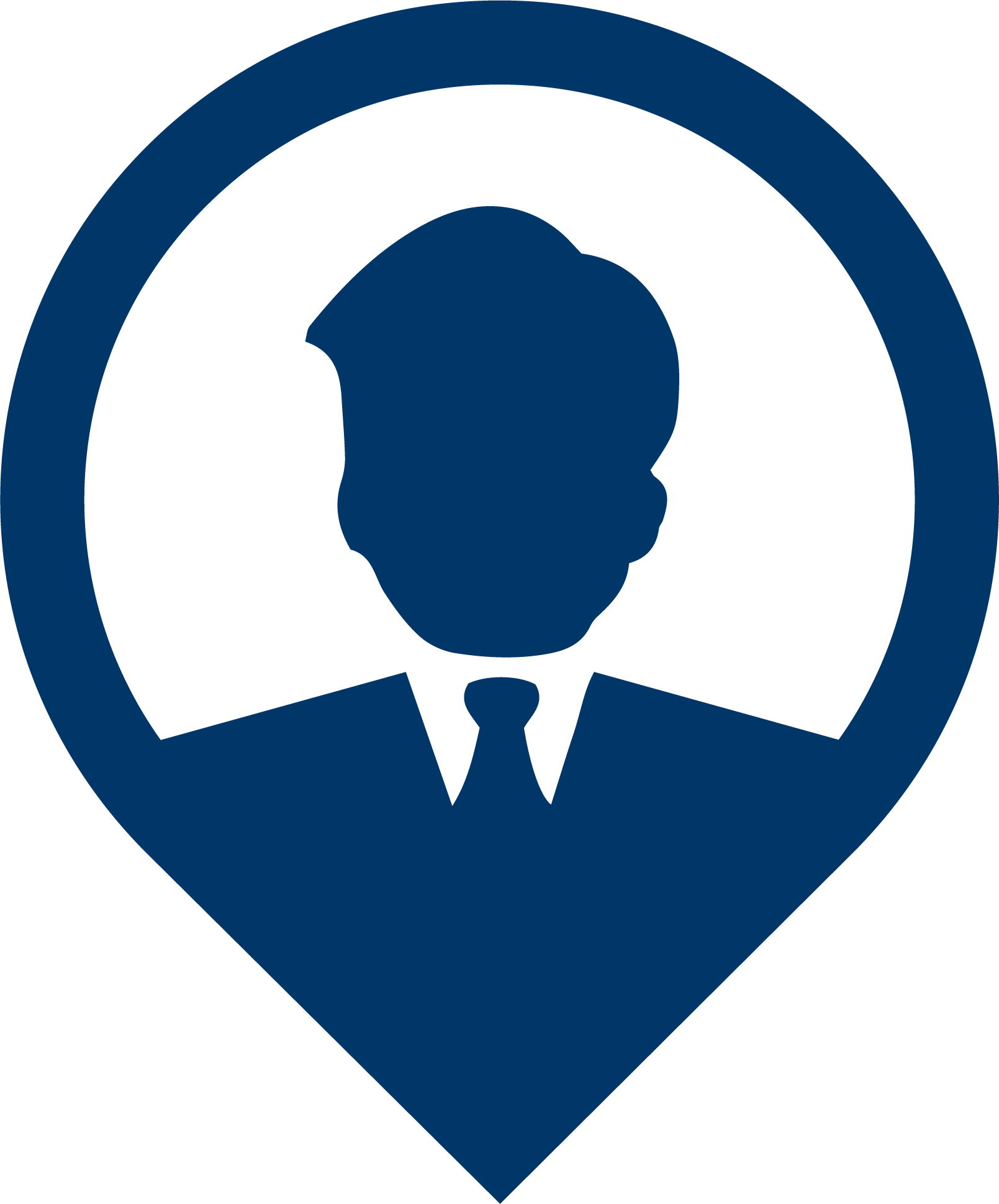 blue professional icon