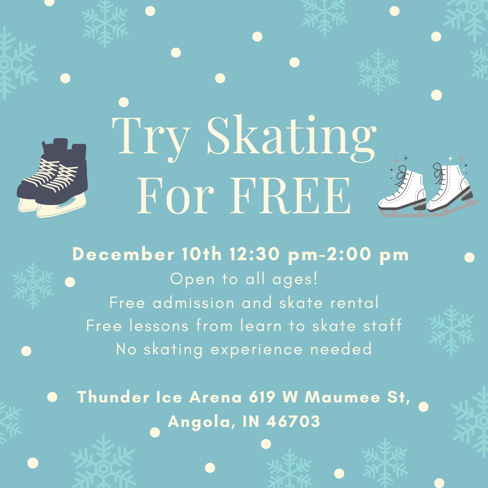 skating for free info