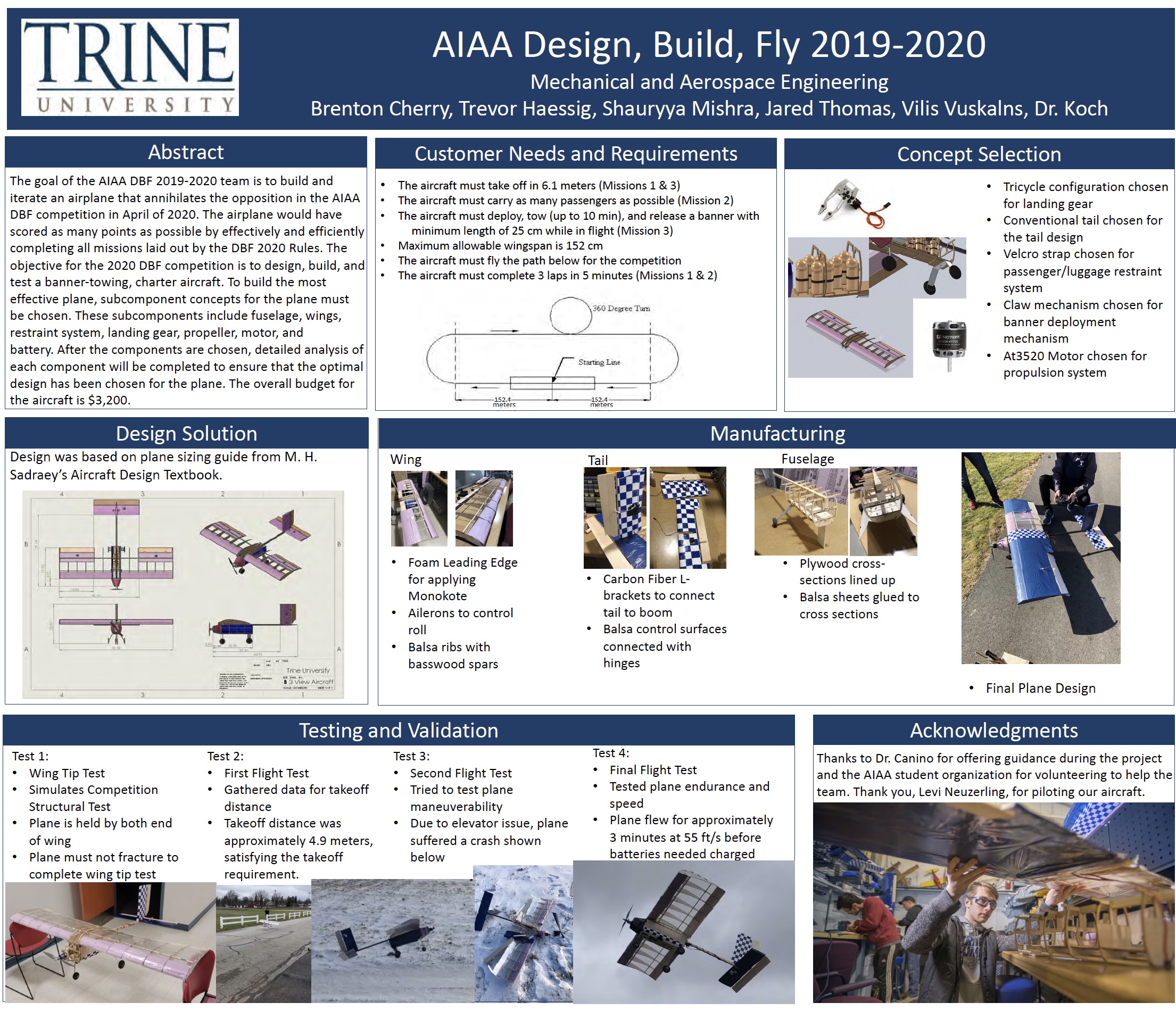AIAA Design and Build