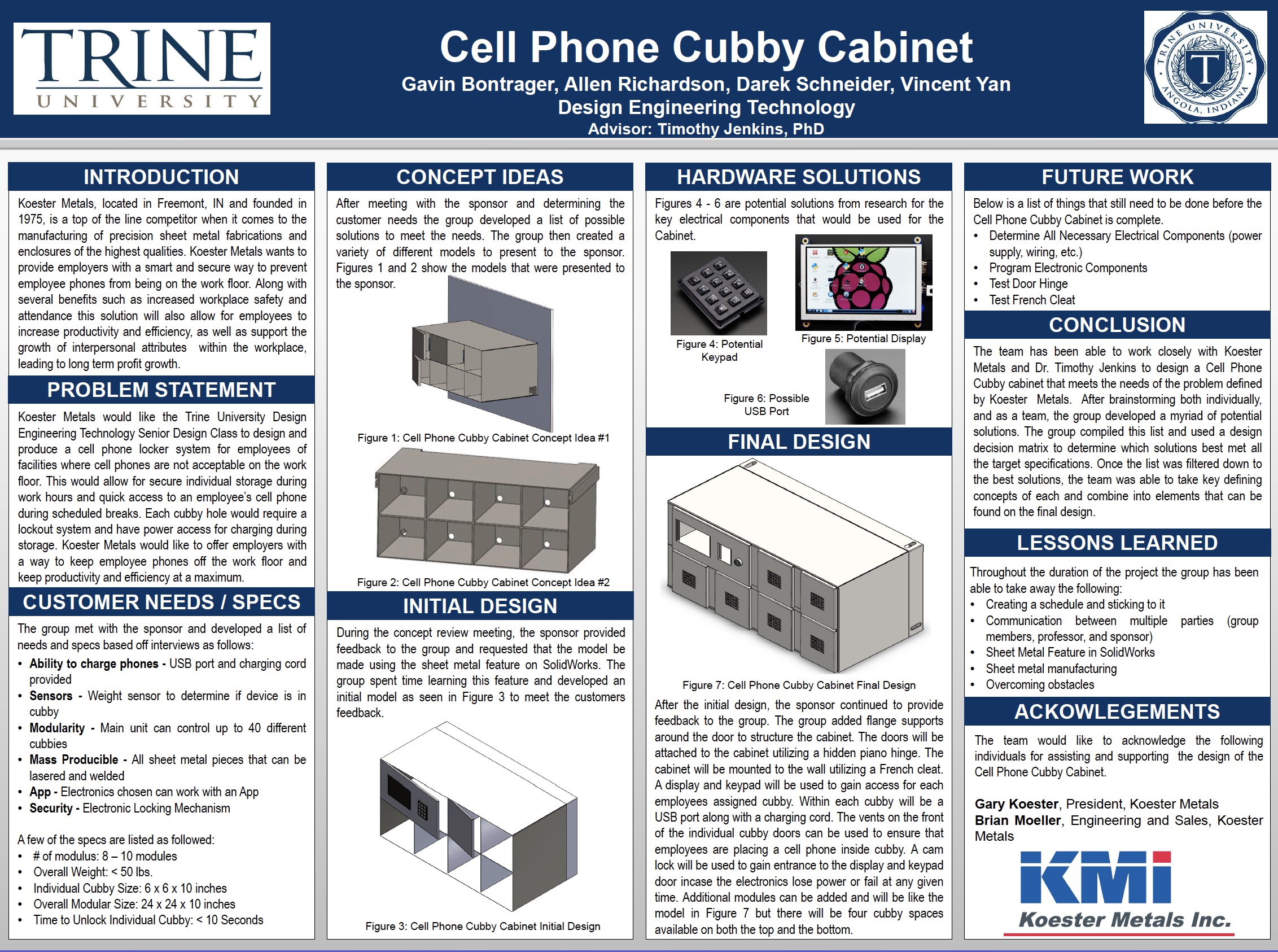 Cell phone cubby Poster