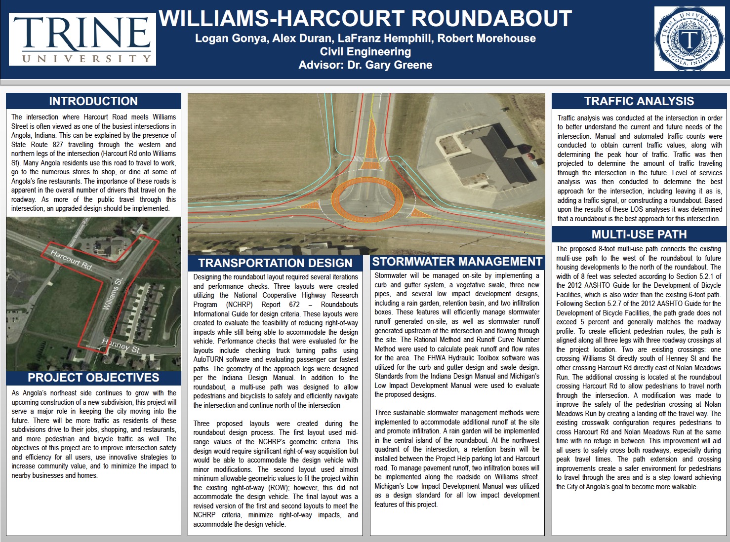 Williams Harcourt Roundabout Poster