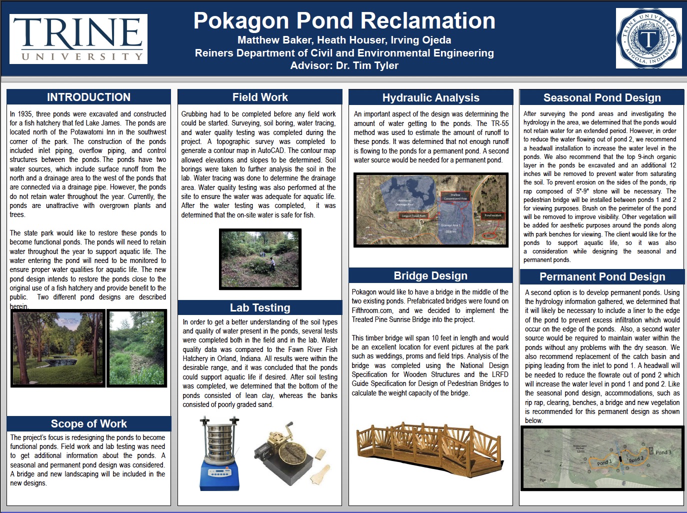 Pokagon State Park Pond Reclamation