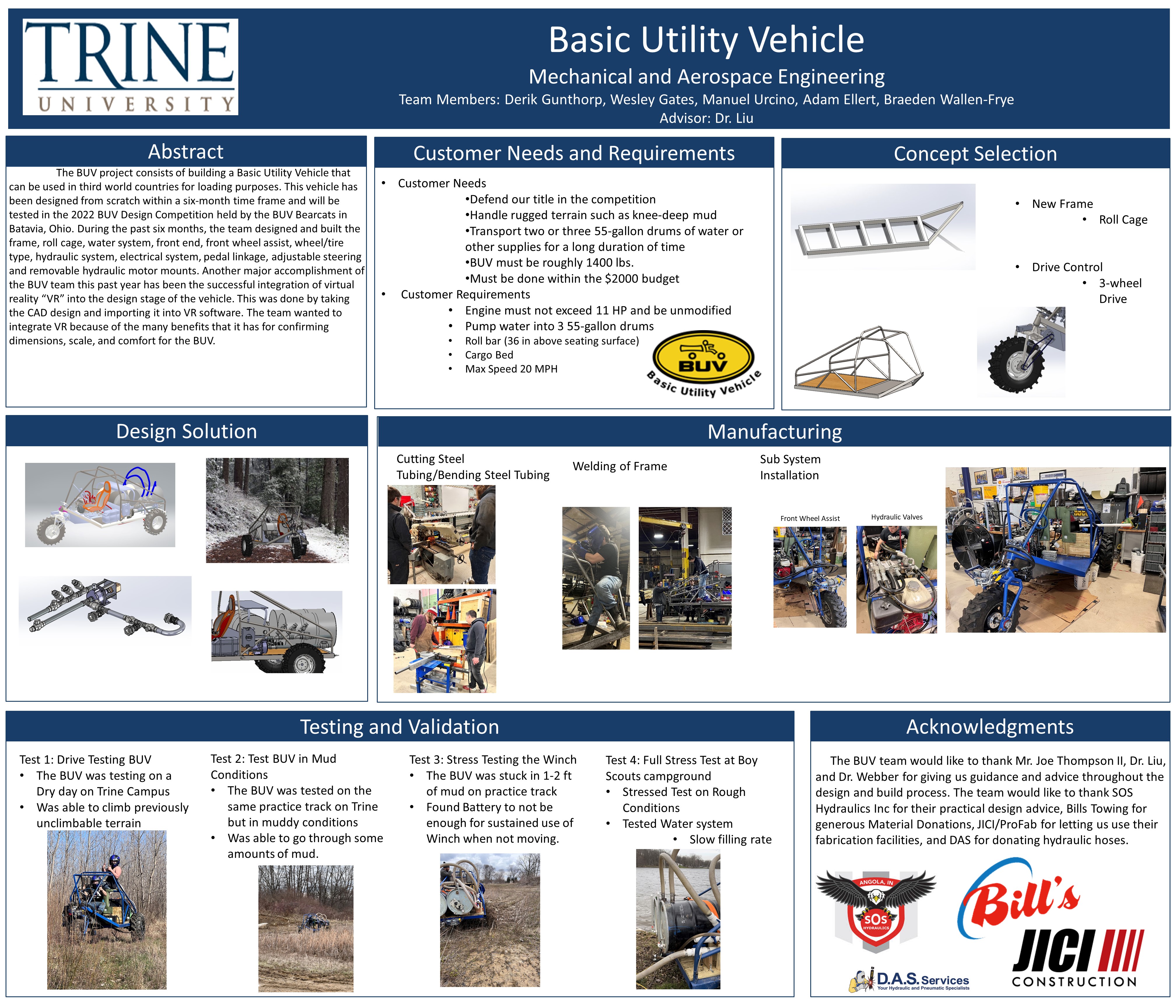 basic utility vehicle poster