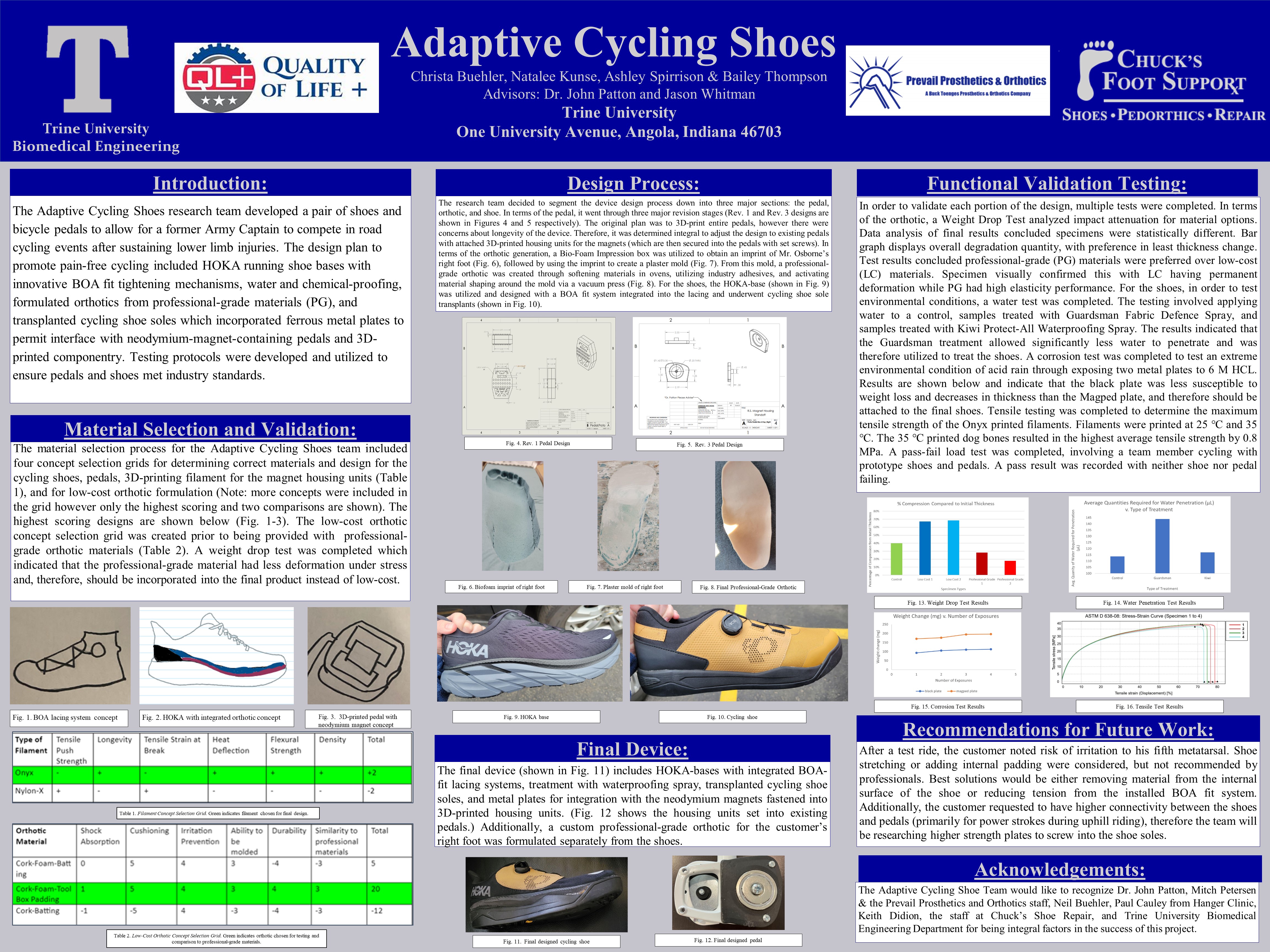 adaptive cycling shoes poster