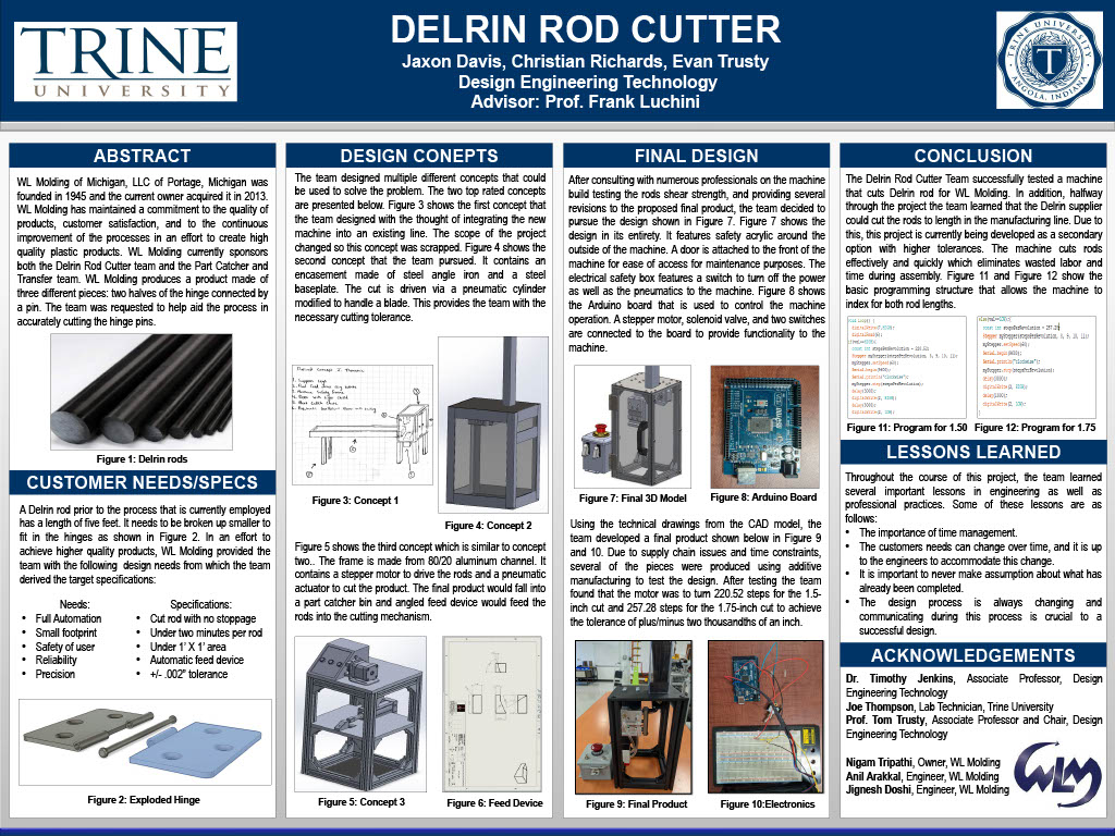delrin rod cutter poster