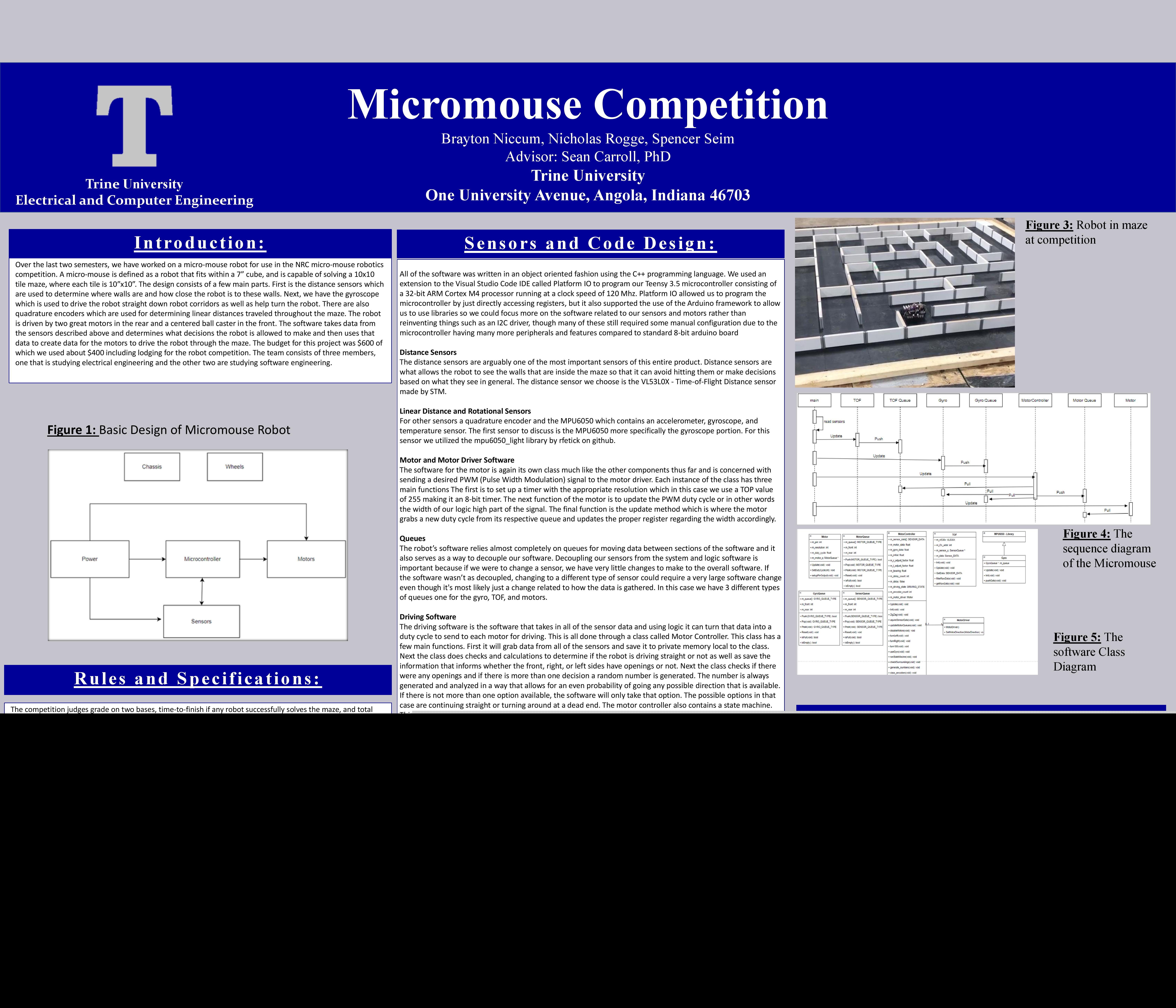 micromouse competition poster