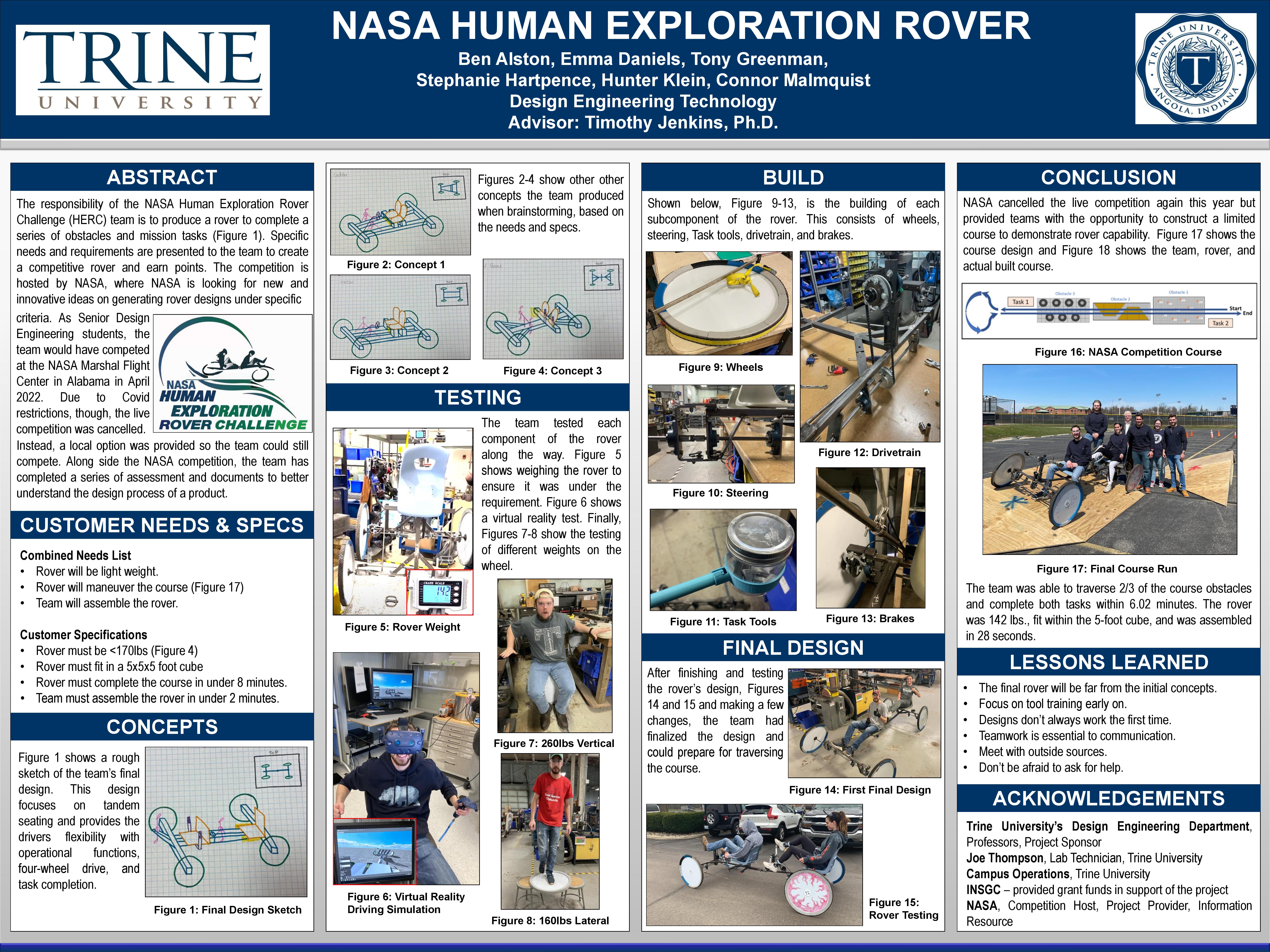 nasa human exploration rover poster