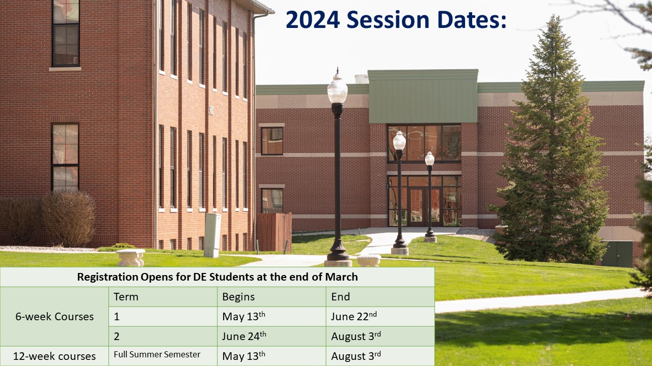 Summer Course Dates