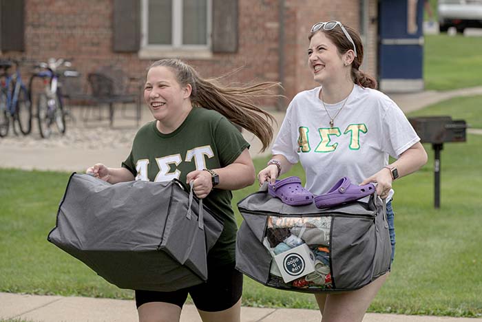 Moving in