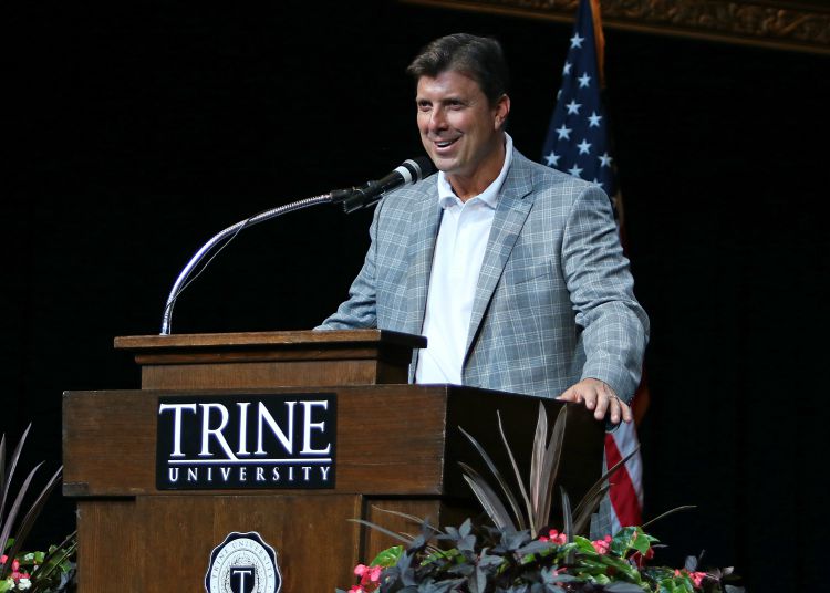 Tino Martinez hits it out of the park during talk at Trine