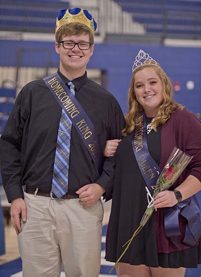 Homecoming king and queen