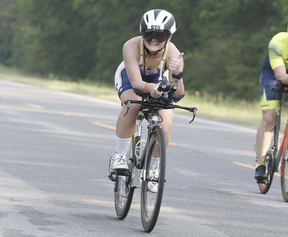 Former Trine teammates compete in Chattanooga Half Ironman