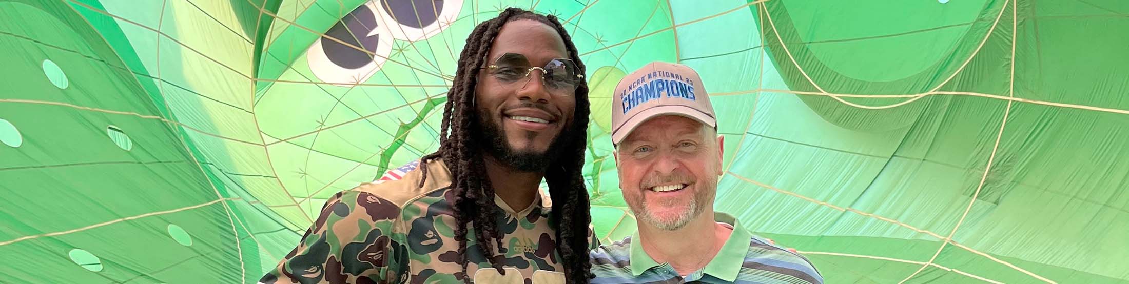 Jaylon Smith and Dr. Shannon