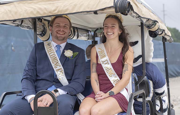 Homecoming king and queen