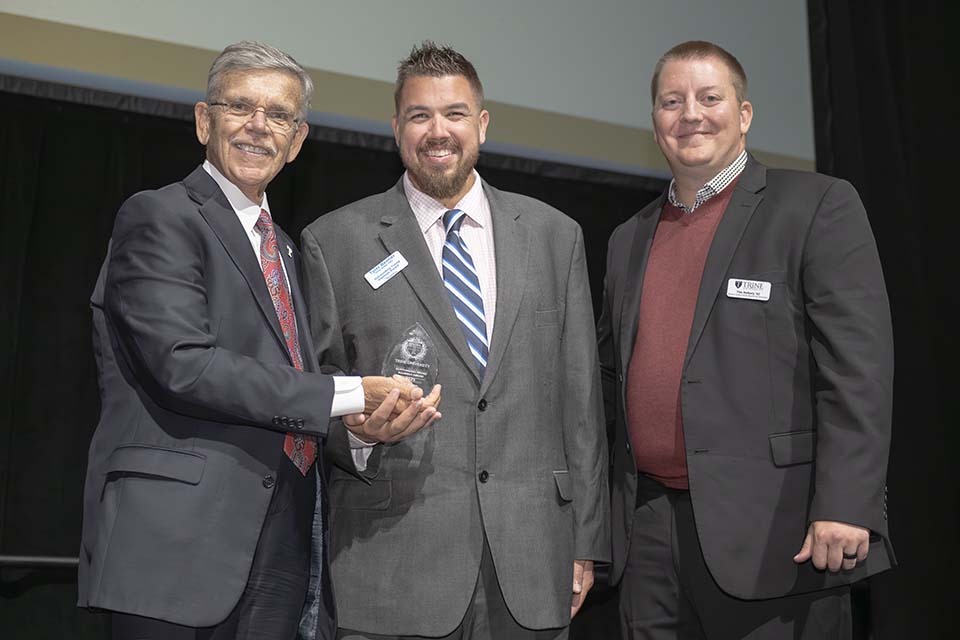 Dr. Brooks, Tyler Benner and Tim Raftery