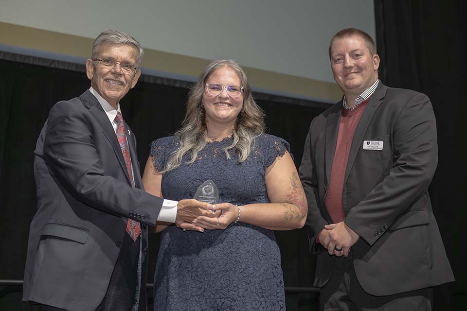 Dr. Brooks, Nicholle Probst and Tim Raftery