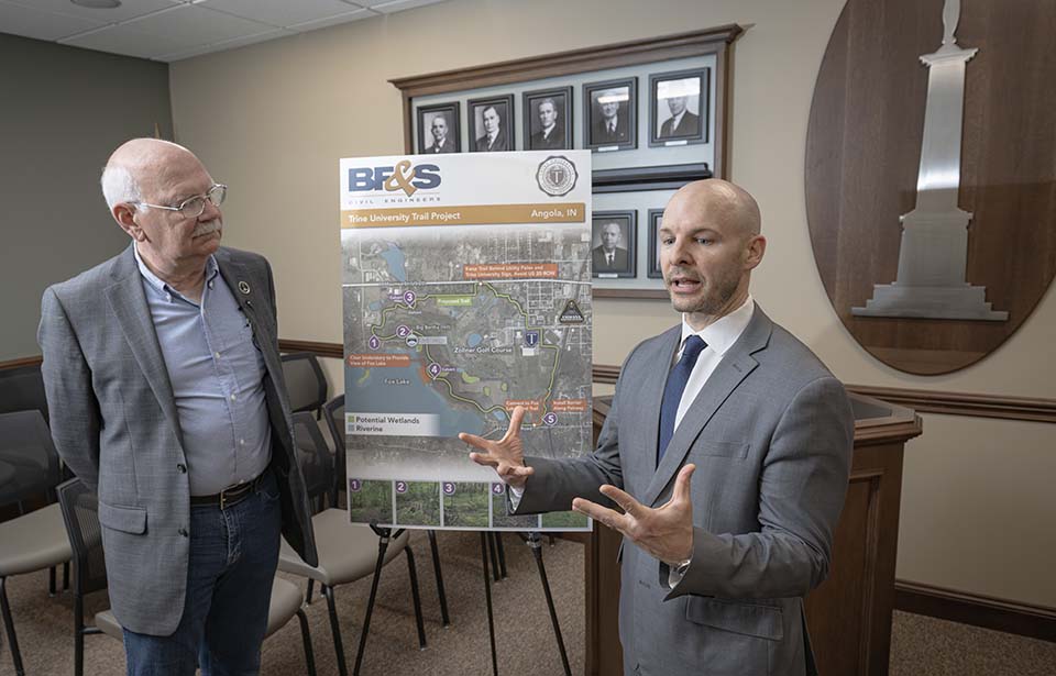 Mayor Martin and Dr. Kline
