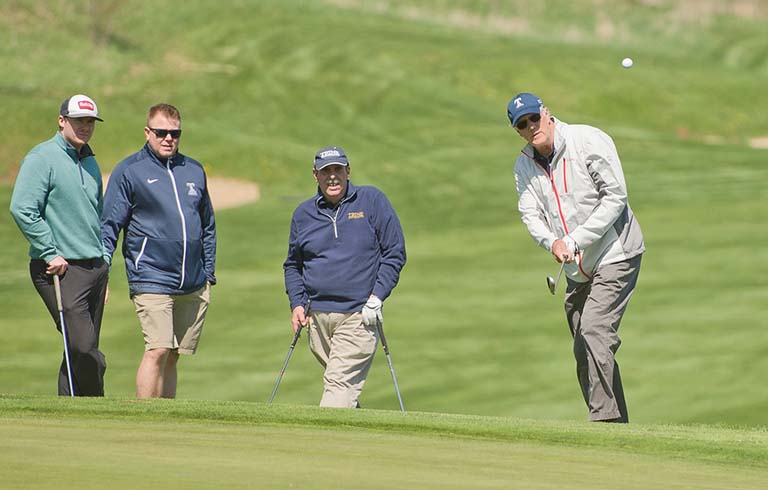 Four golfers at a past KSB Open