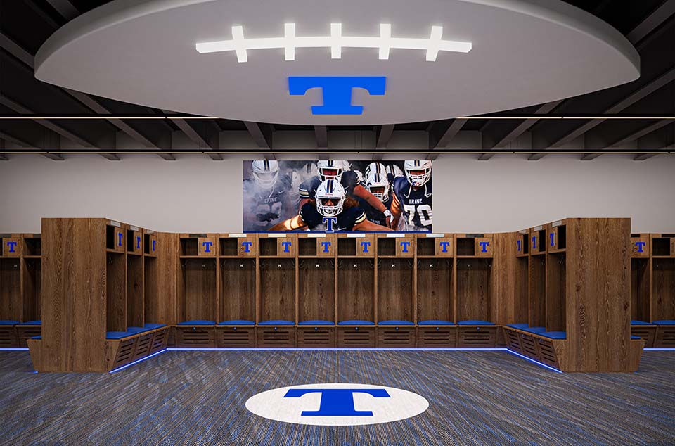 Rendering of new locker room